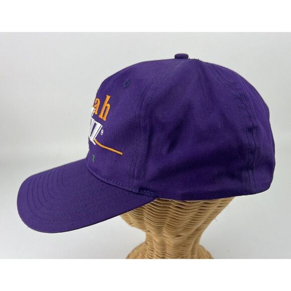 Utah Jazz Twins NBA Purple Snap Back Embroidered Hat Cap - Picture 5 of 14